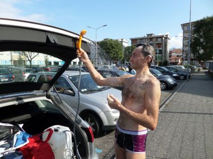 LA FOTO PIU’ CURIOSA DELLA MARATONA