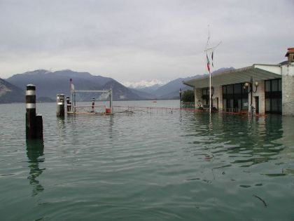 Alluvione del 2000 nel VCO, Imbarcadero di Verbania Pallanza