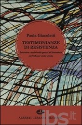 ALL’ANPI “TESTIMONIANZE DI RESISTENZA”