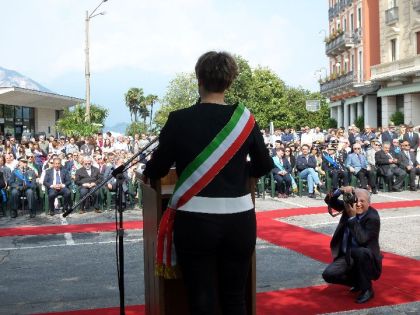 L'intervento del sindaco Marchionini.