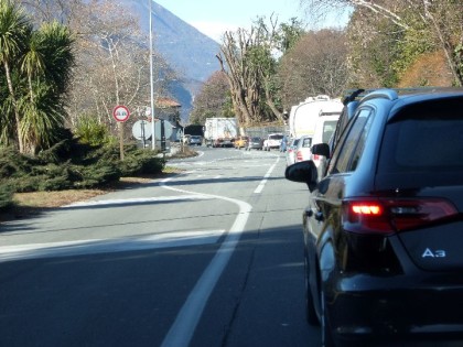 INCIDENTE A FONDOTOCE, TRAFFICO RALLENTATO SULLA STATALE