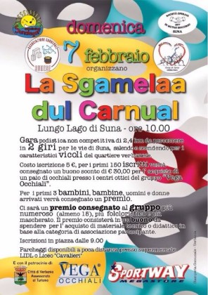 ORA IL CARNEVALE  VERBANESE HA LA SUA “SGAMELAA”