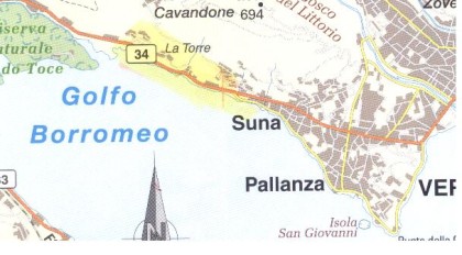 GIOVEDI E VENERDI PROSSIMI DISAGI ALLA CIRCOLAZIONE SULLA STATALE 34 TRA SUNA E FONDOTOCE