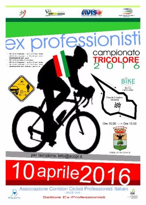 A VERBANIA IL 10 APRILE LA PRIMA EDIZIONE DEL CAMPIONATO ITALIANO DI CICLISMO EX PROFESSIONISTI