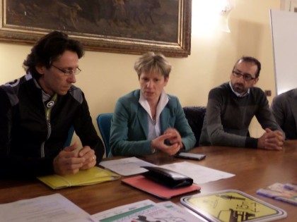 Da sinistra Patrich Rabaini, Silvia Marchionini,  Andrea Noè.