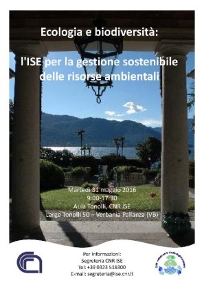 ECOLOGIA E BIODIVERSITA’ IN UNA CONFERENZA DELL’ISTITUTO PER LO STUDIO DEGLI ECOSISTEMI