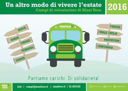 MANI TESE: CAMPO DI LAVORO E STUDIO, BOTTEGA DELL’USATO SOLIDALE