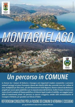 UFFICIALE IL REFERENDUM PER LA FUSIONE VERBANIA-COSSOGNO. CAMPAGNA ELETTORALE, MODALITA’ DI VOTO, ORARI, SEGGI, SCRUTINIO