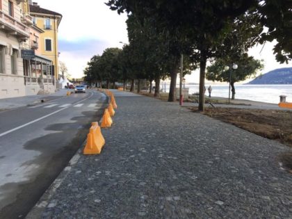 RINVIATA CAUSA MALTEMPO LA CHIUSURA DEL TRAFFICO SUL LUNGOLAGO DI PALLANZA