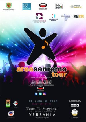 “AREA SANREMO TOUR” ARRIVA A VERBANIA