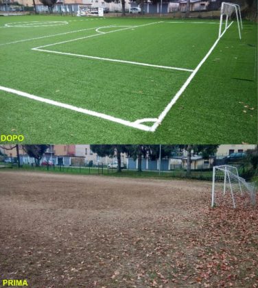 CAMBIA VOLTO IL CAMPO DI CALCIO DI SANT’ANNA