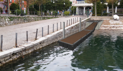 NUOVO PONTILE DI ATTRACCO AL PORTO DI INTRA