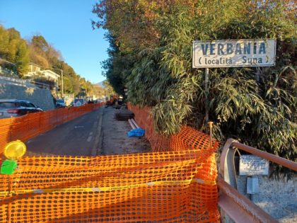 SI LAVORA SUL TRATTO CONCLUSIVO DELLA PISTA CICLOPEDONALE TRA SUNA E FONDOTOCE